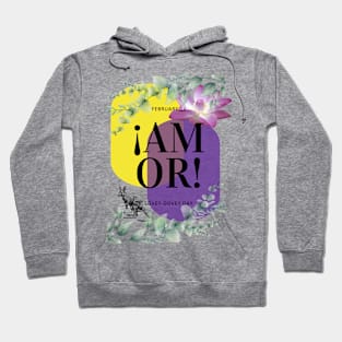 Kangaroo Amor Valentines Day Hoodie